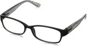Foster Grant Women's Kyra Square Reading Glasses (Strength:+1.25)