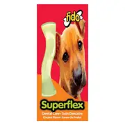 Fido Superflex Bone Dog Dental Chew Toy Chicken - 4 Sizes