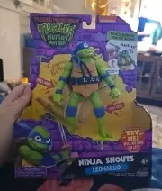 Teenage Mutant Ninja Turtles Mutant Mayhem Leonardo Ninja Shout Figure *NEW* B54