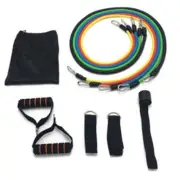 17 Pcs Resistance Bands Set Yoga Expander Fitness Exercise Rubber Tubes8933