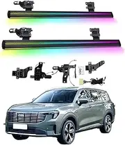 BJOHQ Electric Running Boards Compatible for Ford Titanium 2021-2025 with Light, SUV, Off-Road & Pickup Trucks - Retractable Truck Steps & Nerf Bars