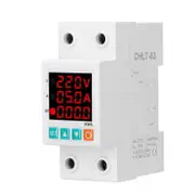 Three Display Adjustable Voltage Protector Over-voltage Under-voltage Over-current Protect Device CHLT-63