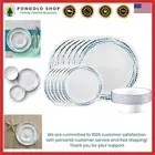 Stylish 18-Piece Dinnerware Set in Ocean Blue - Microwave & Dishwasher Safe