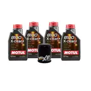 4L Motul 8100 X-CLEAN + 5W30 Wix XP Filter Motor Oil Change Kit API SN/CF (for: Honda)