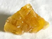 Yellow Fluorite specimen from Namibia.
