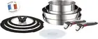Tefal Ingenio Induction Stainless Steel 10 Piece Non-Stick Cookware Set