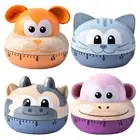 Cartoon Animal Kitchen Timer Mechanical 60 Minutes Countdown Timer