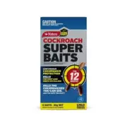 Yates Home Pest Cockroach Super Baits - 8 Pack , Certified child resistant bait.