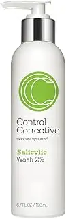 CONTROL CORRECTIVE Salicylic Wash 2%, 6.7 Fl Oz - Supports Clear Skin, Excellent For Oily Or Acne-Prone Skin, Creamy/Gel Cleanser Helps Reduce And Control Breakouts Without Overstripping The Skin