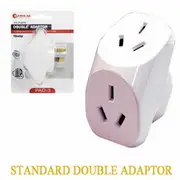 Sansai Triangle Power Double Adaptor