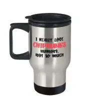 Chipmunk Travel Mug, Chipmunks Tumbler, Chipmunks Coffee Travel Mug