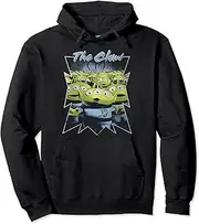 [Disney] Pixar Toy Story Aliens The Claw Distressed Starburst Pullover Hoodie