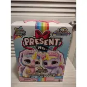Present Pets UNICORN Moonbeam OR Twinkle Interactive Plush Light Up Horn NEW