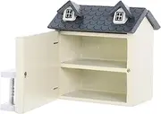 Vaguelly Miniature Cabinet Model Wooden Dollhouse Furniture 1:12 -Saving Design