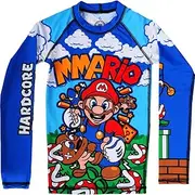 [Hardcore Training] MMArio Kids Rash Guard Compression Shirt Children Unisex Long Sleeve Martial Arts MMA BJJ Fitness Boxing No Gi