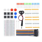 3 Set Starter Kit for UN0 R3 Beginner with 400-hole Mini Breadboard LED Light Jumper Wire Button