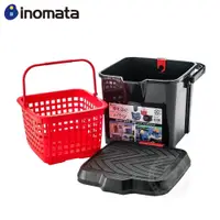 在飛比找蝦皮商城優惠-【INOMATA】日本製超耐重洗車桶-黑 (17L)＋內桶 