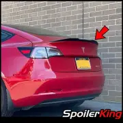 SpoilerKing Rear Trunk Spoiler DUCKBILL (Fits: Tesla Model 3 ALL YEARS) 284VC