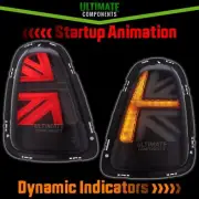 Mini R59 2012-2016 Smoke Union Jack Flag Rear Lights Upgrade Dynamic Sequential