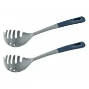 2x Salter Indigo Multifunctional Food/Spaghetti Cooking/Serving/Stirring Spoon