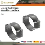 Leupold Quick Release Rugged Dependable 30mm Rings Low Matte Steel #le51717