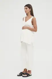Knit Pant (Off White)