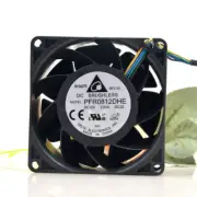1pc Delta PFR0812DHE 12V 2.54A 8038 8CM 4-wire Cooling Fan
