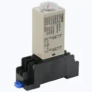 Baomain DC 12V H3Y-2 Time Delay Relay Solid State Timer 30 S DPDT w Socket