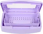 SOESFOUFU Nail Art Tool Cleaning Tray Durable Manicure Storage Organizer for Nail Clippers Eyelash Tweezers and Salon Tools Wear Resistant for Home Professional Use