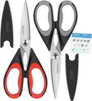 Kitchen Scissors All Purpose Heavy Duty, Kitchen Utensils Set, Stainless Stee...