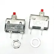 KUOYUH Miniature Circuit Breaker Overload Switch 91 Series 2.0A Threaded 50 Vdc