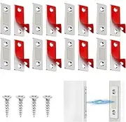 8Pcs Cabinet Magnetic Catch, Ultra Thin Cabinet Door Magnetic Catch for Drawer Magnets Adhesive Cabinet Latch Magnetic Closures for Kitchen Wardrobe Closing Magnetic Closet Door Catch Closer