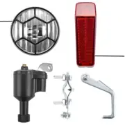 Bike Light Bicycle Motorized Bike Friction Generator Dynamo Headlight Tail9463
