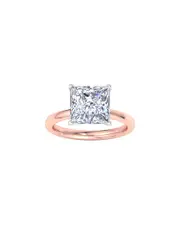 Lab Grown Diamonds 14K Rose Gold 6.01 ct. tw. Lab-Grown Diamond Ring