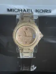 Michael Kors MK5720 Camille Gold Crystal Encrusted Stainless Steel Women's Watch