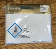 Stevens Utica fine-combed Percale full fitted sheet 54” x 80” white 100 Cotton