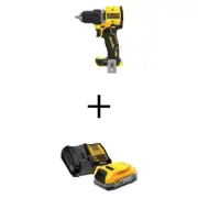 DEWALT Power Drills 20V MAX Lithium-Ion Brushless Cordless 1/2" Drill Driver