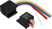 Alipis 1 Set Car Relay with Harness Wire Automotive Relay Socket for Trucks and Applications Easy Installation Overload Protection Design