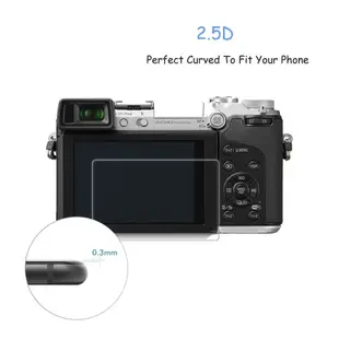 新產品 2PCS數碼相機膠片，適用於Panasonic Lumix DMC-GF8 GF7 GF9透明鋼化玻璃屏幕保護膜