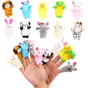 10Pcs Finger Puppets Set - Soft Plush Animals Finger Puppet Toys for Kids Min...