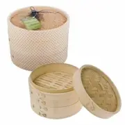 D.Line 3 Piece 20cm Bamboo Steamer