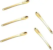 4sets Mini Cosmetics Makeup Spatula Eye Scoops Face Sticks Set Men's Face Tool Long Lasting Use 5pcs*4