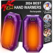 Hand Warmers Rechargeable,2-Pack Portable Electric Hand Warmers Reusable,USB ...