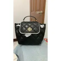 在飛比找蝦皮購物優惠-Tory  Burch 羊皮Willa後背包（全新）