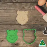 Winnie The Pooh Face Cookie Cutter and Embosser Stamp