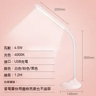 Panasonic充電燈led檯燈護眼學習檯燈宿舍用充電護眼燈保視力臥室床頭