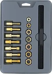 Lang Tools 2584 15-Piece Metric Thread Restorer Set, Black, Gray
