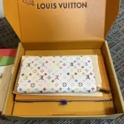 Louis Vuitton × Takashi Murakami Monogram Zippy Wallet White M13922 Limited