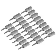 Torx Bits 1/4" Magnetic Screwdriver T7 Screw Driver Bit S2 Alloy Steel 25pcs