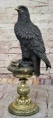 Museum Quality Bronze Eagle: Fine Art Statue by Milo - Home Office Decor Statue